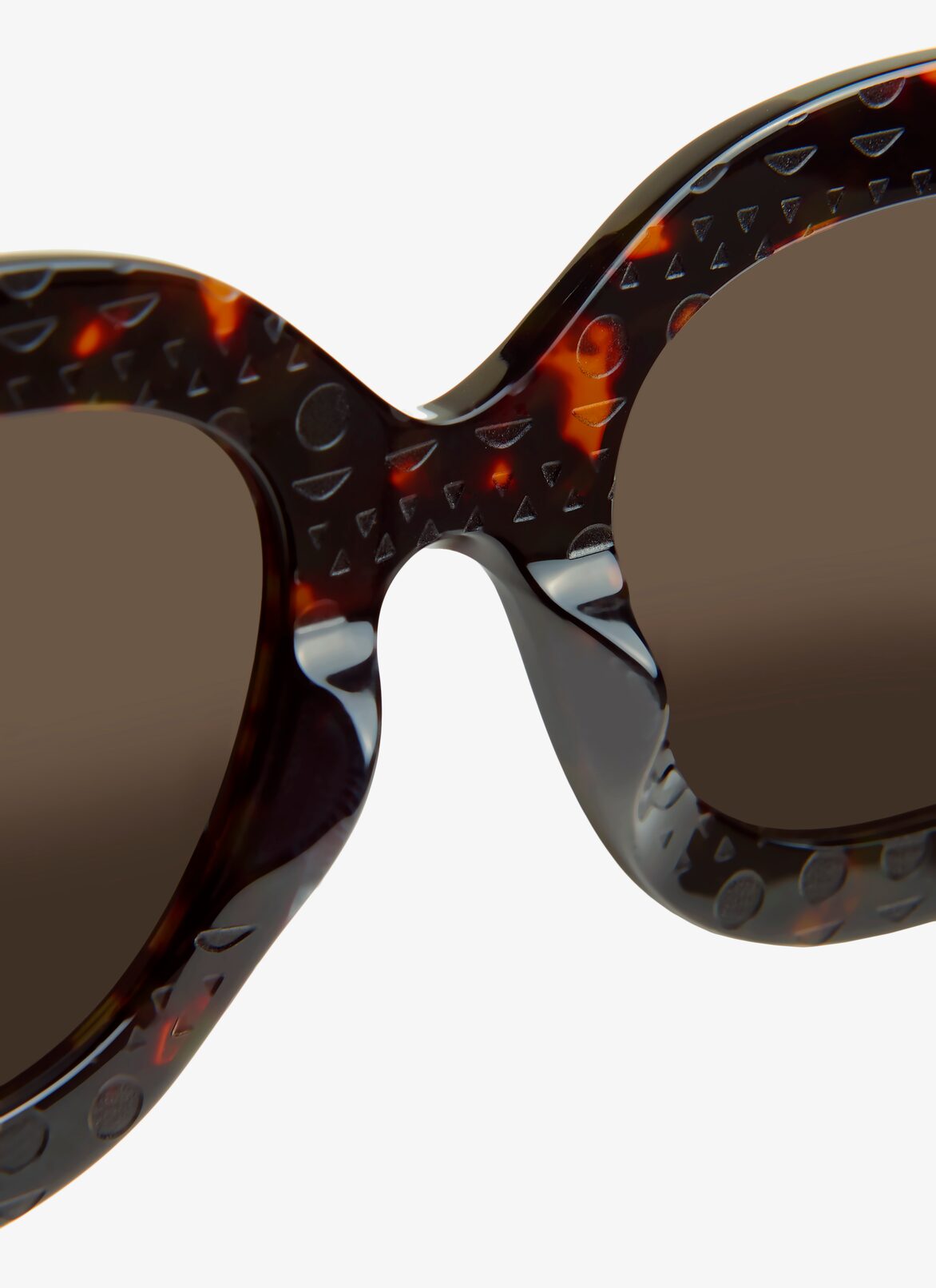 GLASSES BROWN/SILVER ALAÏA HAVANA-HAVANA-GRAY  GLASSES BROWN/SILVER